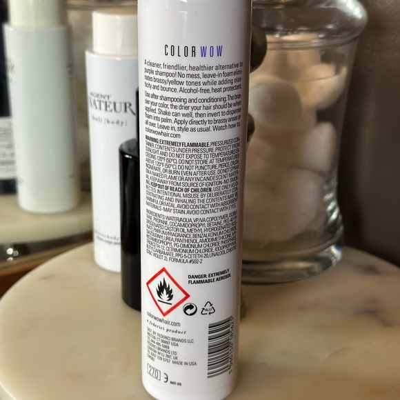 Color WOW Color Control Purple Toning + Styling Foam | NEW | 6.8 oz - Picture 8 of 8